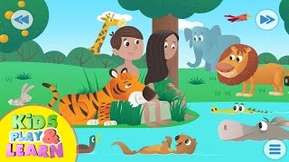 The Creation  Adam and Eve  Bible For Kids [upl. by Anoved]