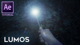 LUMOS EFFECT Harry Potter  After Effects VFX Tutorial [upl. by Nodababus903]