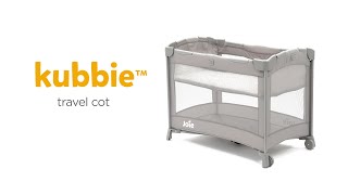 Joie kubbie™  Travel Cot for Newborns amp Toddlers  For Sleep amp Play [upl. by Ayotel]