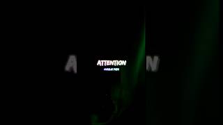 CHARLIE PUTH  ATTENTION LYRICS [upl. by Lenrow810]