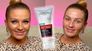 L’OREAL Revitalift Derm Intensives 35 Glycolic Acid Cleansing Gel Review [upl. by Ecinreb]