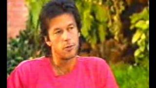 NAZIA HASSAN INTERVIEWING IMRAN KHAN [upl. by Suter]