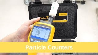 Air Particle Counting Using Fluke 985 Particle Counter [upl. by Adnerad849]