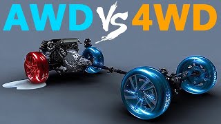 The Difference Between AWD vs 4WD [upl. by Valley]