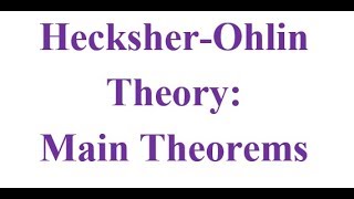 Theorems of the HecksherOhlin Theory of International Trade A 4Minute Summary [upl. by Enyamrahs]