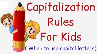 Capitalization Rules When to use capital letters ENGLISH GRAMMAR [upl. by Ahsaf541]