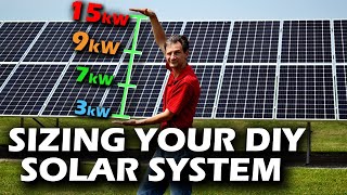 How to Size Your Solar Panel System  Planning Your DIY Solar Array Part 1 [upl. by Anson]