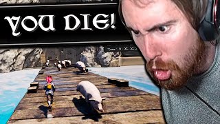 Asmongold Plays a Game Designed to Make you RAGE QUIT ALTF4͏͏ [upl. by Drannek853]