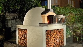 How to Build our Wood Fired Brick Pizza Oven Kit [upl. by Sadonia986]