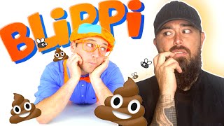 Blippi poops  Kid YouTube sensation Blippi shts on his friend [upl. by Labinnah]