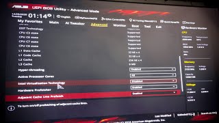 How to enable virtualization on Asus UEFI bios [upl. by Lezirg876]