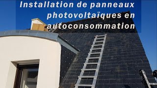 Installation de panneaux photovoltaïques en autoconsommation [upl. by Roti]