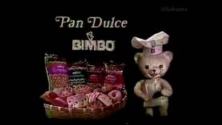 Comerciales 80s  Pan dulce Bimbo [upl. by Eceined]