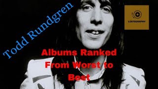 Todd RundgrenUtopia Albums Ranked From Worst to Best [upl. by Ling]