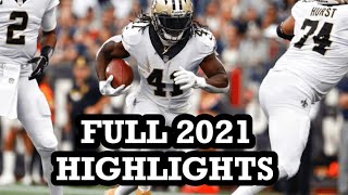 Alvin Kamara FULL 2021 Season Highlights [upl. by Criswell]