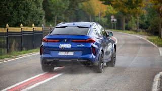 BMW X6 M Competition  Launch Control Accelerations amp Revs [upl. by Raasch]