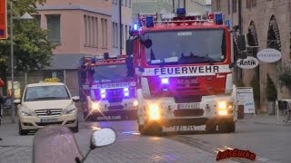 Feuerwehreinsatz in Nürnberger Innenstadt [upl. by Debee]