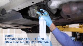 BMW X3 E83 20042010 Transfer Case Oil Change  DIY Repair [upl. by Aver244]