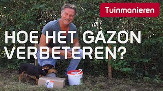 Hoe verbeter je het gazon  Inzaaien  Tuinmanieren [upl. by Hanna]