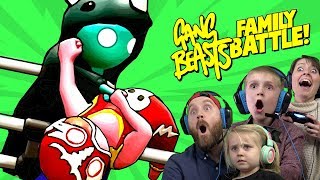 Captain Slammo is a Beast Gang Beasts Family Battle  KCity GAMING [upl. by Eugaet]