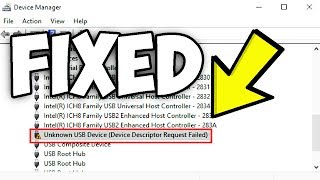 2024 Fix Unknown USB Device Device Descriptor Request Failed [upl. by Merari]