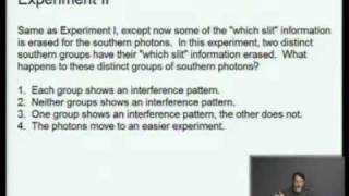 Physics Lecture Delayed Choice Quantum Experiment [upl. by Yerggoeg450]