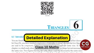 Triangles Chapter 6 Full Chapter Class 10 Detailed Explanation [upl. by Arramat]