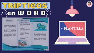 ✨💻 COMO HACER UN TRIPTICO EN WORD 2021 [upl. by Scheer219]