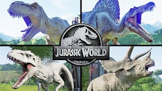 ALL 68 DINOSAURS  Jurassic World Evolution  Eftsei Gaming [upl. by Sclar]