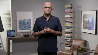 Gates on New CEO Satya Nadella Im Very Excited [upl. by Northway614]