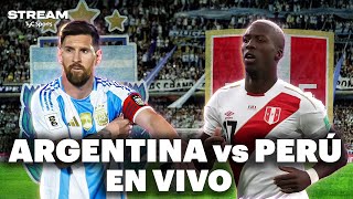 EN VIVO 🔴 ARGENTINA vs PERÚ  Eliminatorias Sudamericanas  Vivilo en TyC Sports [upl. by Anillehs]