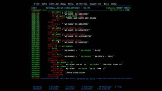 COBOL  Conditional Statements [upl. by Silsby]