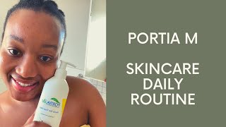 HOW TO USE PORTIA M SKIN RANGE STEP BY STEP  Skincare Daily Routine [upl. by Fidela]