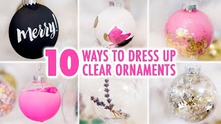 10 Ways To DIY a Clear Ornament  HGTV Handmade [upl. by Antoinette]