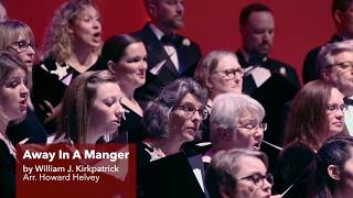 Away in a Manger arr Howard Helvey performed by Portland Choir amp Orchestra [upl. by Irallih]