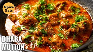 DHABA STYLE MUTTON GRAVY RECIPE  MUTTON CURRY RECIPE DHABA STYLE [upl. by Nuoras]