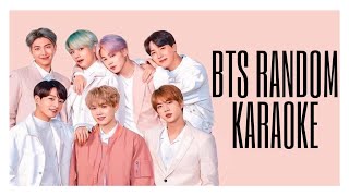 BTS RANDOM KARAOKE CHALLENGE  with lyrics RomKor한국어  imJam [upl. by Meta]