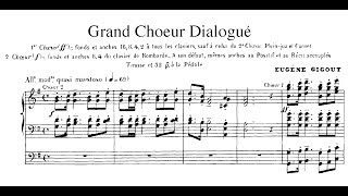 Eugène GigoutSmedvig  Grand chœur dialogué 1881 arr for Organ Brass amp Percussion [upl. by Volotta644]