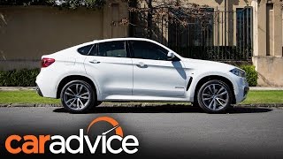 2016 BMW X6 30d Review  CarAdvice [upl. by Eelyr]