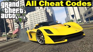 GTA 5 cheat codes for PC  All cheat codes for gta 5  Part 1 [upl. by Yzzik855]