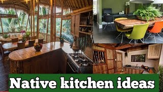 12 DESIGNS OF NATIVE KITCHEN AND DINING MODERN bahay kubo kitchen and dining ideas [upl. by Nadroj]