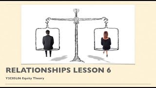 ALevel Psychology AQA Relationships  Equity Theory [upl. by Nylevol]