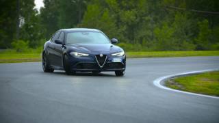 Alfa Romeo Giulia Quadrifoglio on track [upl. by Wald]