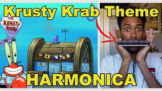 SpongeBob  Krusty Krab Theme on Harmonica  TABS [upl. by Louella949]