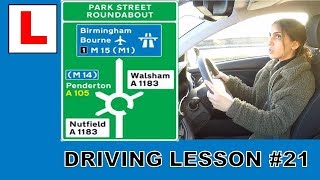 How To Read And Follow Direction Signs On Your Driving Test  Driving Lesson 21 [upl. by Fretwell642]