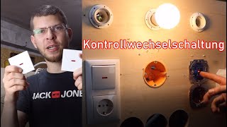 Kontrollwechselschaltung verdrahten ElektroM [upl. by Hagile]