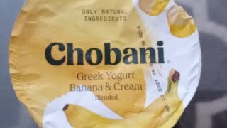 chobani 🍌 Greek yogurt review [upl. by Sindee]