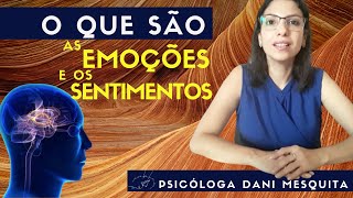 O que são as EMOÇÕES E SENTIMENTOS ORIGEM E SIGNIFICADO [upl. by Liek]