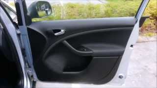 Seat Altea XL frontdoor door panel removal [upl. by Schaper]