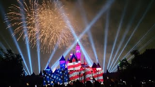 Full Show  Disneyland July 4th 2021 Fireworks  Best View  Independence Day amp Mickey’s Mix Magic [upl. by Llesirg196]